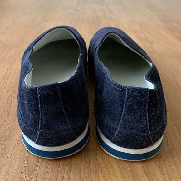 Prada Blue Suede Mens Slip On Shoes - Picture 5 of 6